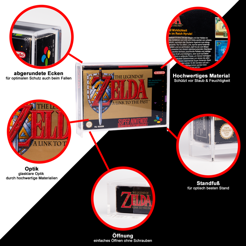 Acryl-Case SNES (OVP)